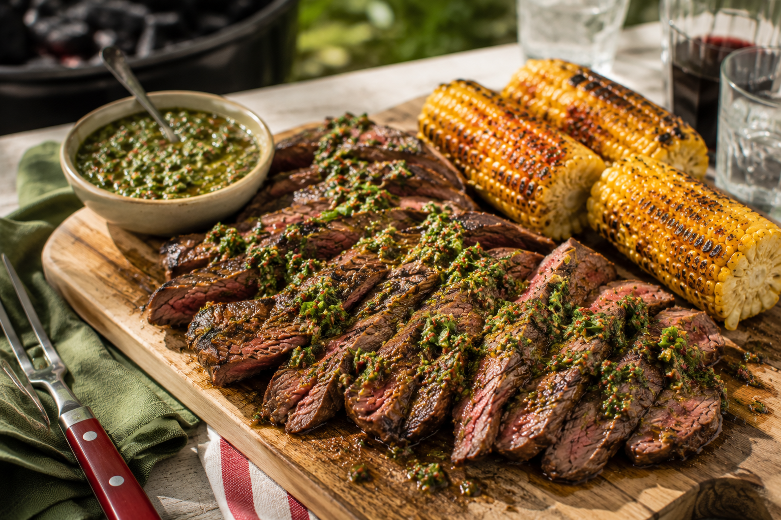 Bavette met chimichurri
